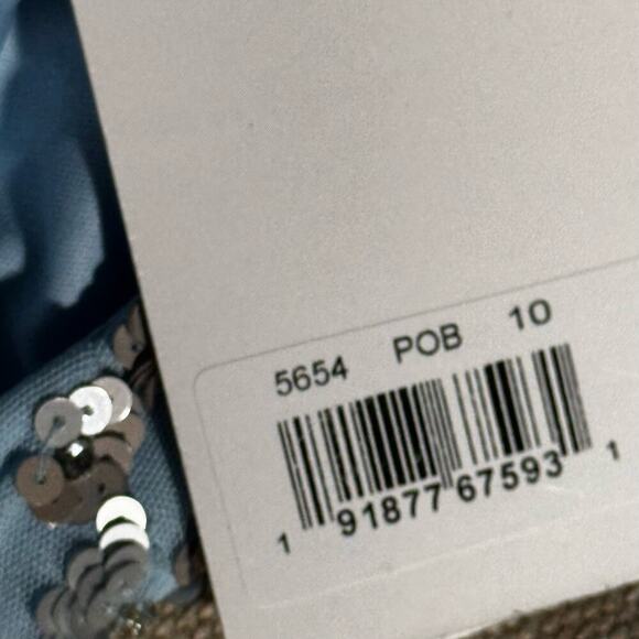 Mac Duggal Women's Floral Embellished Halter Backless A Line Gown Size 10 NWT - Picture 11 of 11